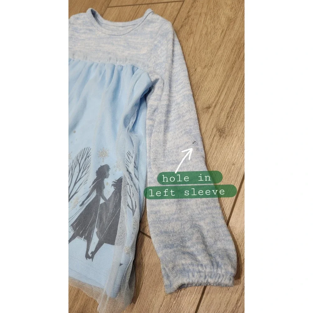 Disney Frozen II‎ Elsa Anna Olaf Tunic Top Sparkle Leggings Girls Outfit Size 4T